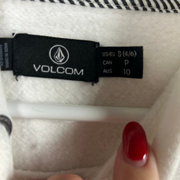 Volcom White Ride into the Sunset White Hoodie size S - Picture 7 of 8